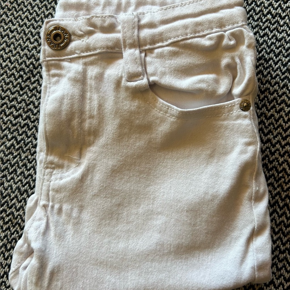Kids White Denim Jeans